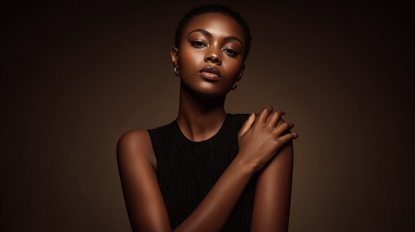 Glowing East African skin